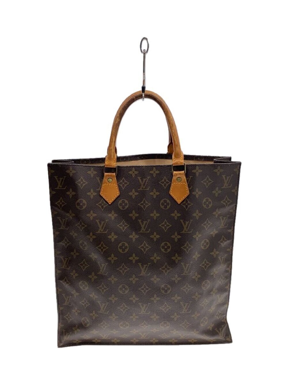 LOUIS VUITTON Sac Plat Monogram Canvas Brown